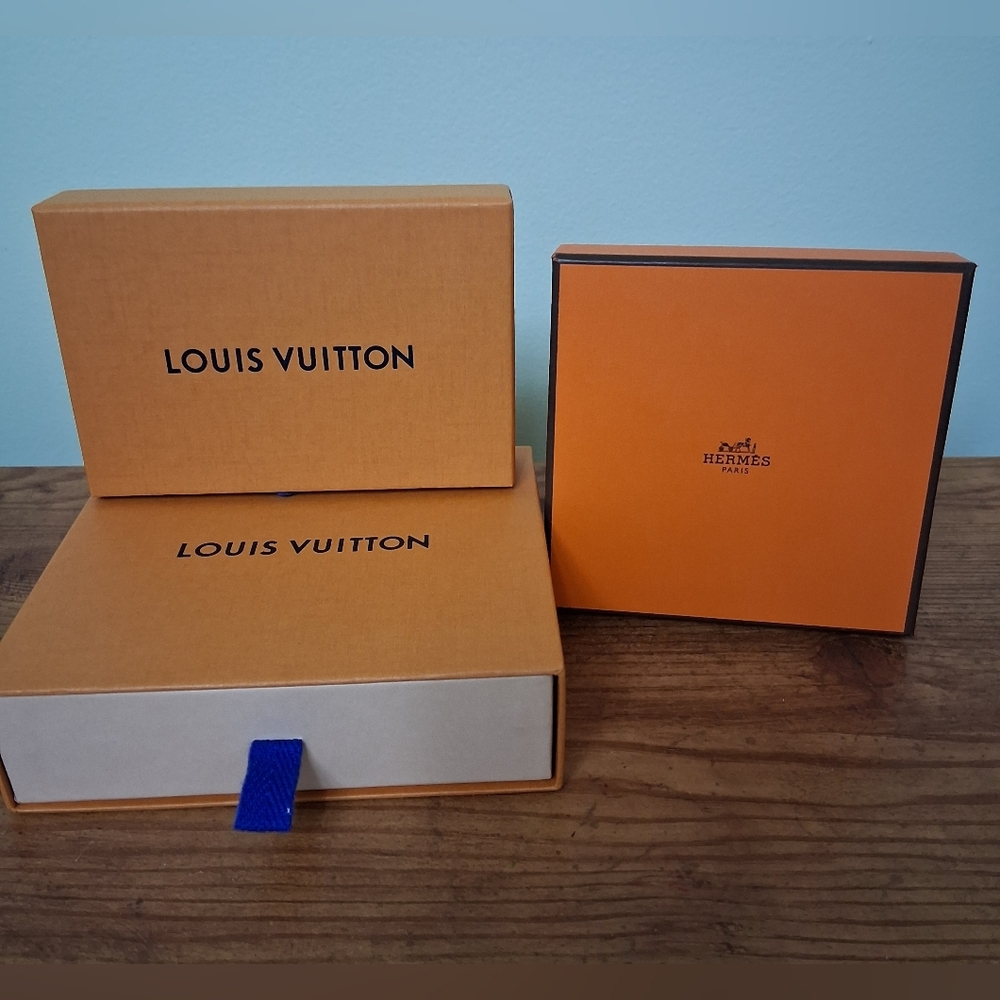 Louis Vuitton and Hermès Boxes